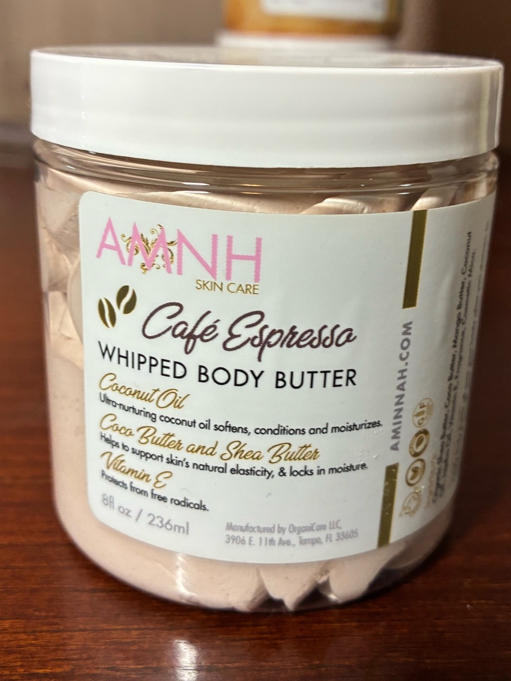 AMNH Cafe Espresso Whipped Body Butter — White & Cream